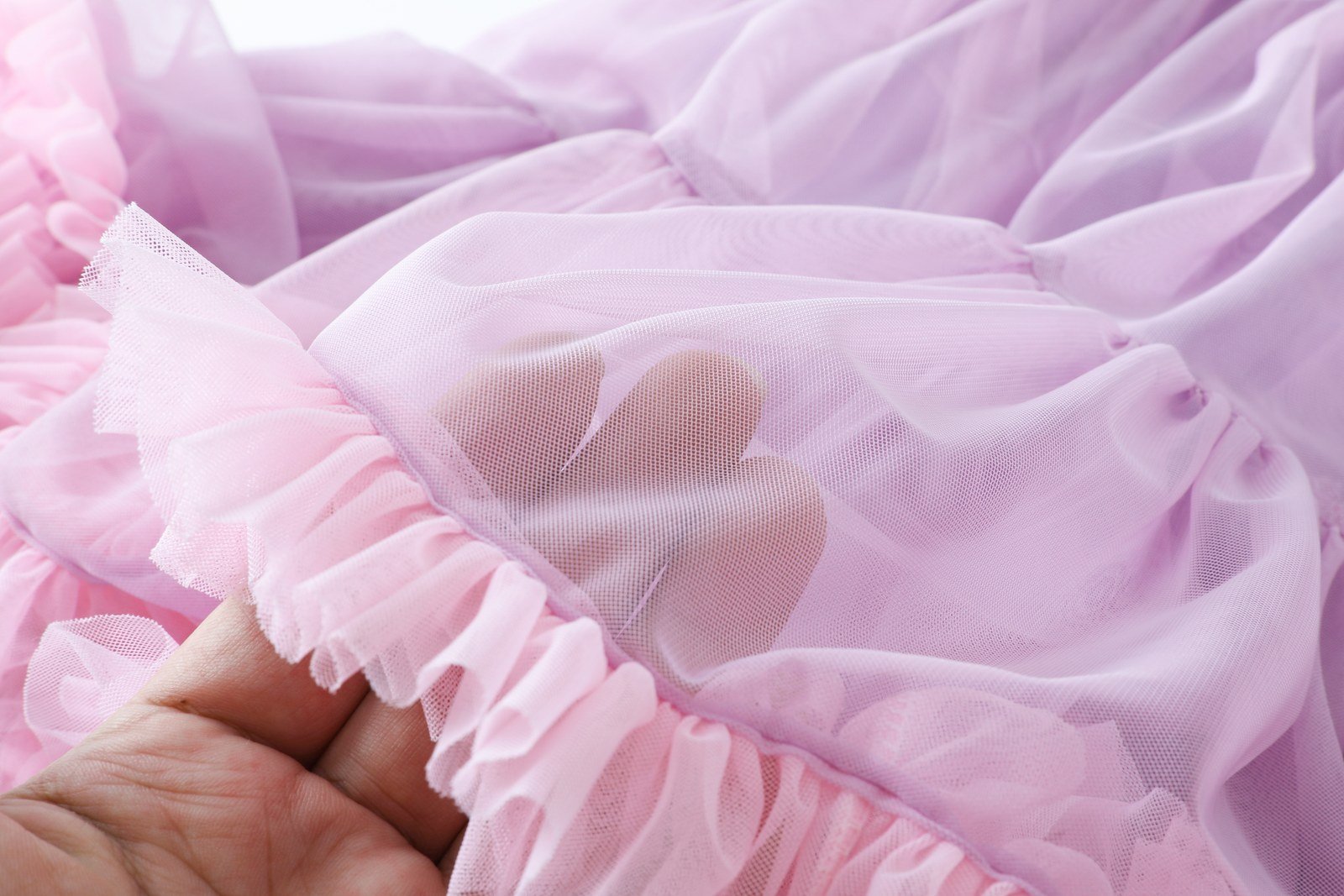 Dreamy Lavender Multi-Tiered Dance Mesh TUTU (SKU: 22YD159-P) - View 2