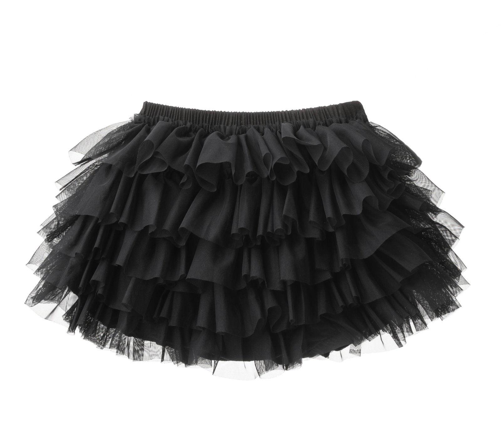 Pastel Rainbow Ruffle Cotton Safety Bloomer Skort (SKU: 23YB145) - View 3