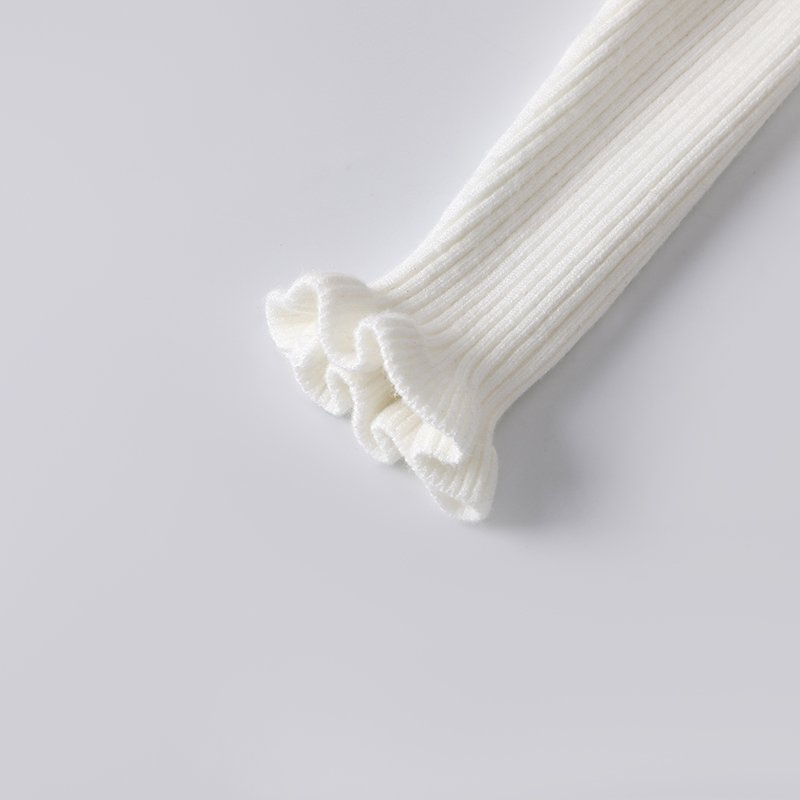 Ultra-Soft Modal Ribbed Knit Long-Sleeve Sweater Top (SKU: 23YD331) - View 8