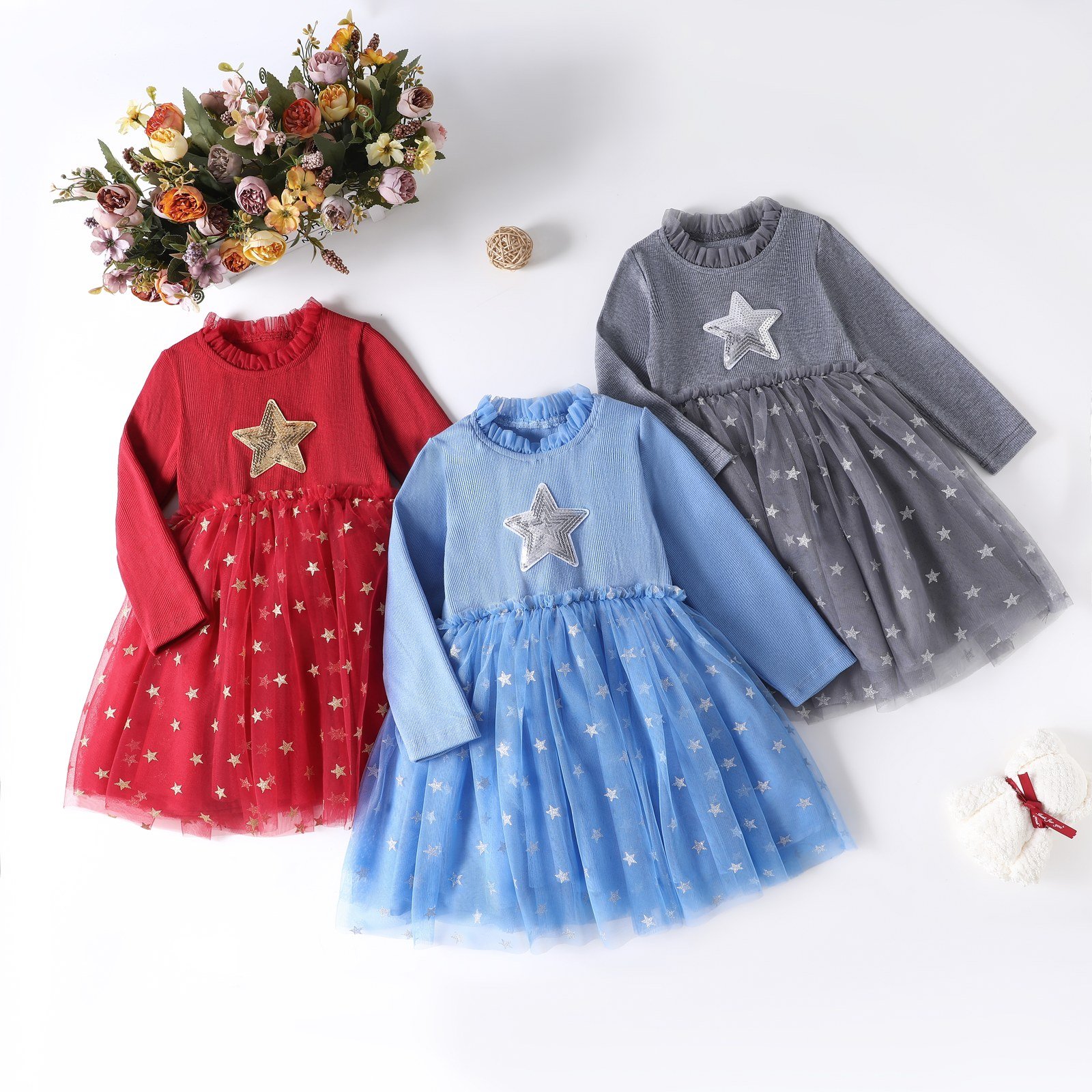 Girls Luxury Festive Dress (SKU: 25YD512) - View 10