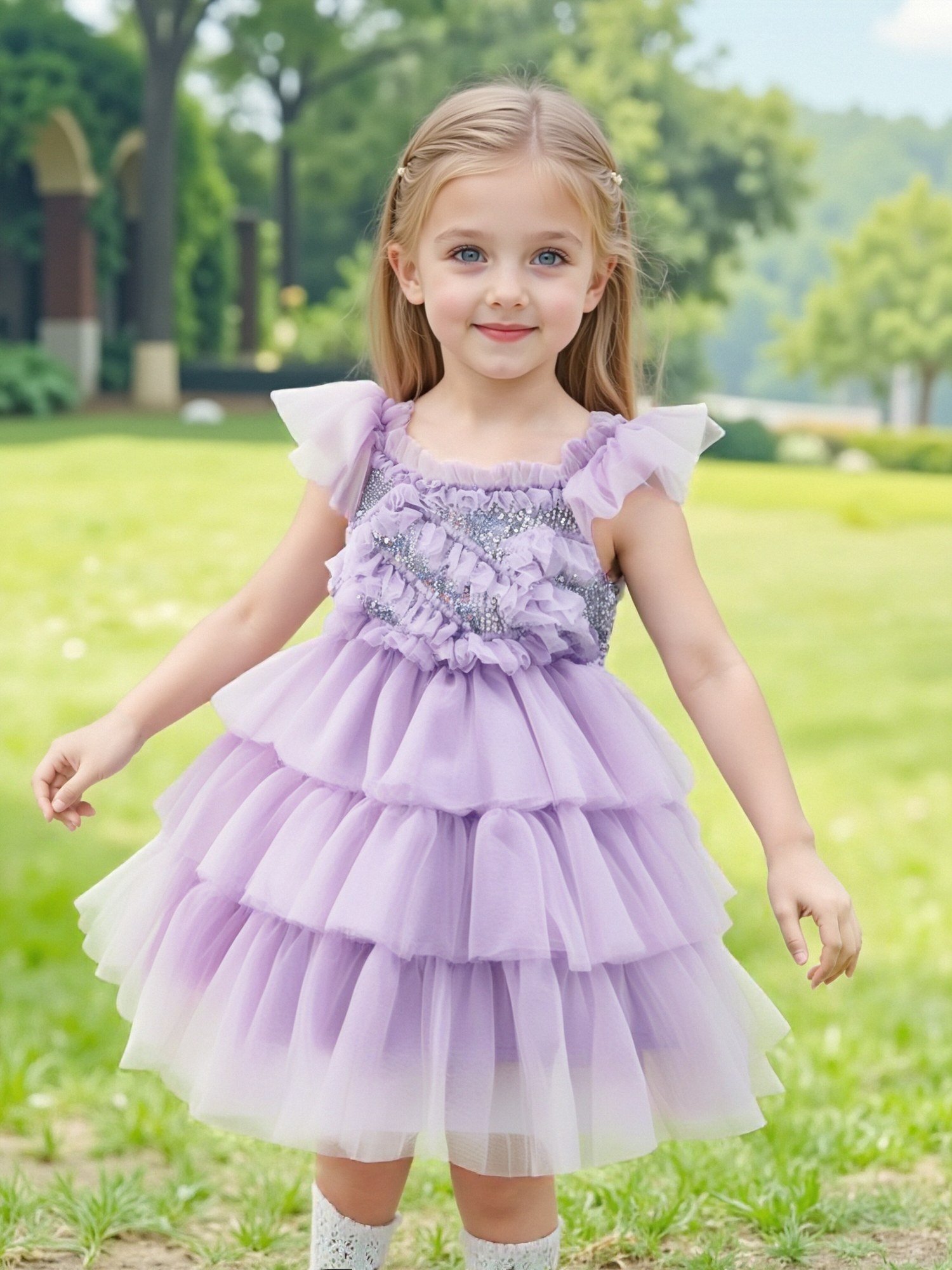 Multi-Layer Fluffy Pettiskirt (SKU: 25YD558) - View 4