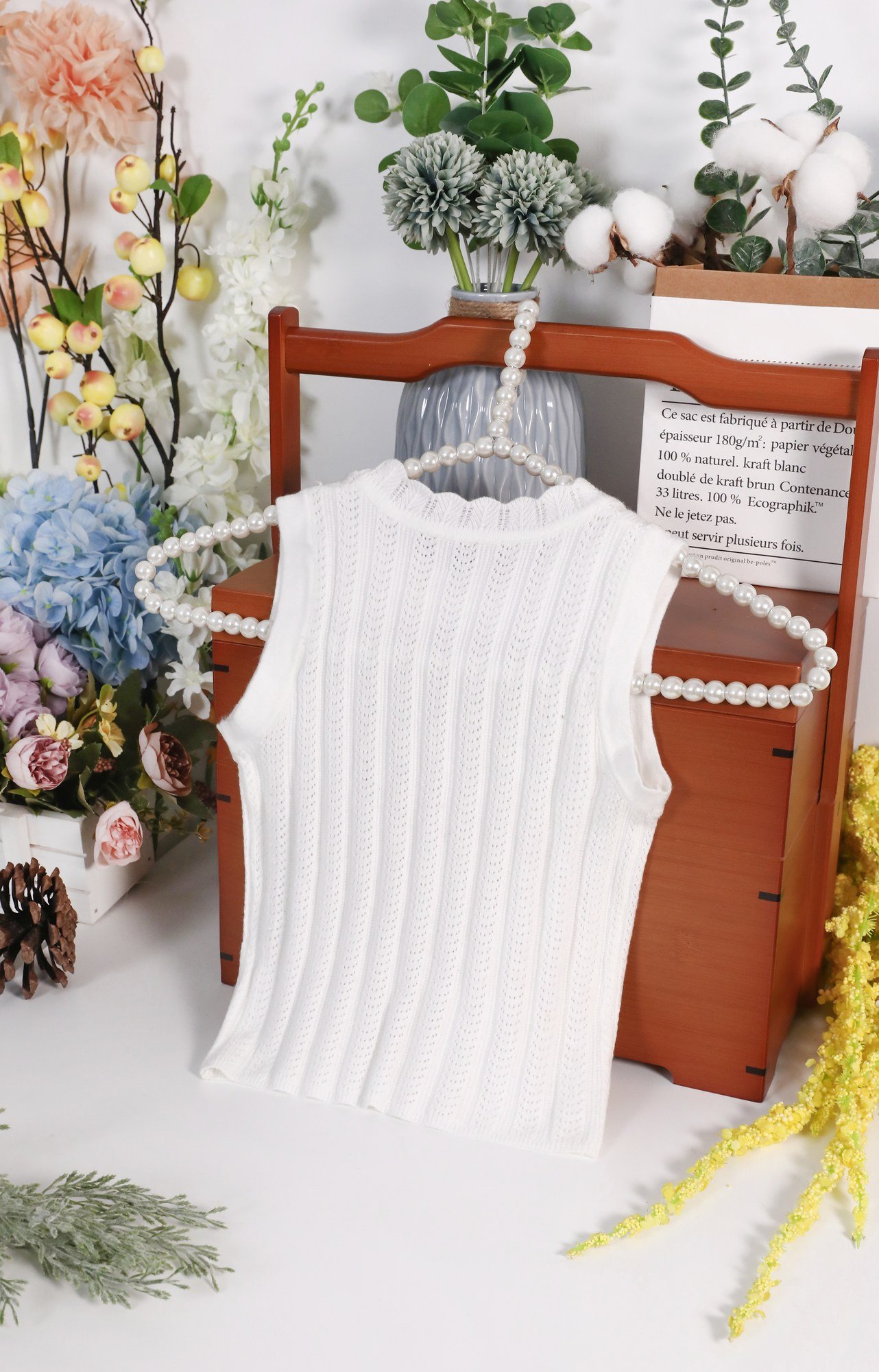 Premium Ribbed Knit Top & Outfit (SKU: 25YJ584) - View 4
