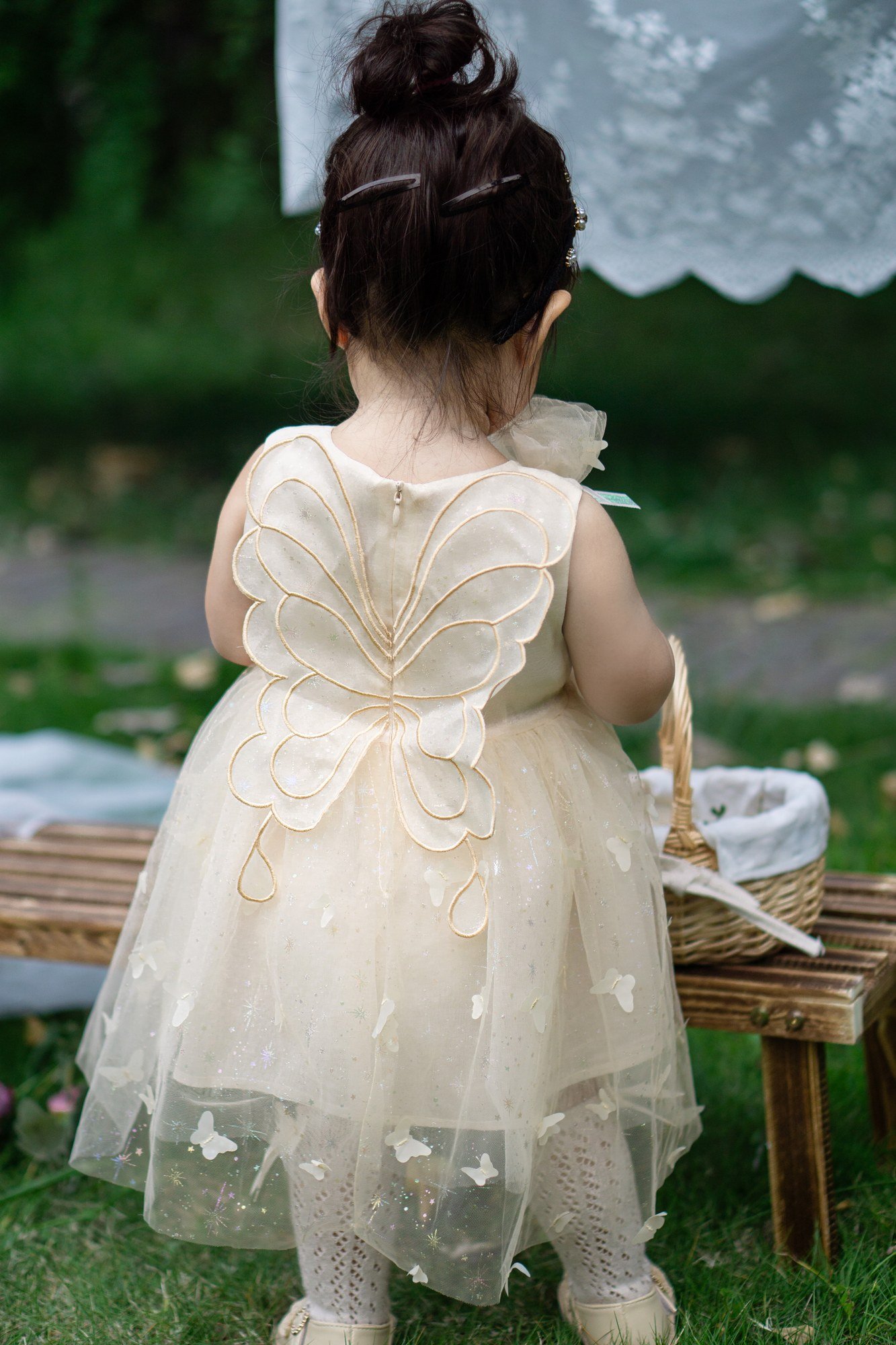 Girls Luxury Festive Dress (SKU: D017) - View 5