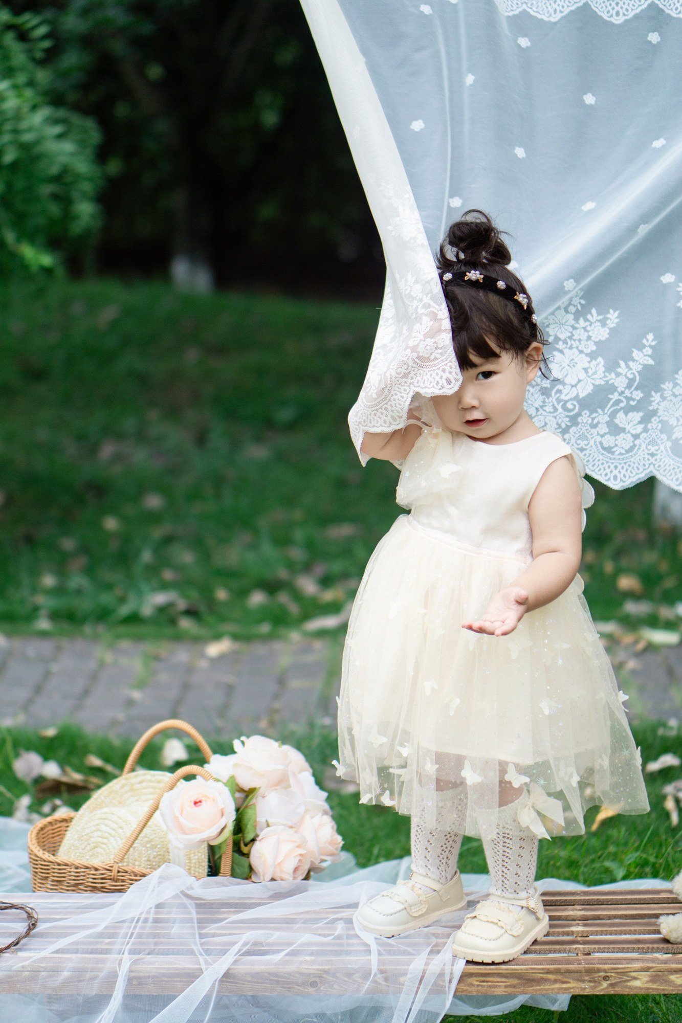 Girls Luxury Festive Dress (SKU: D017) - View 12