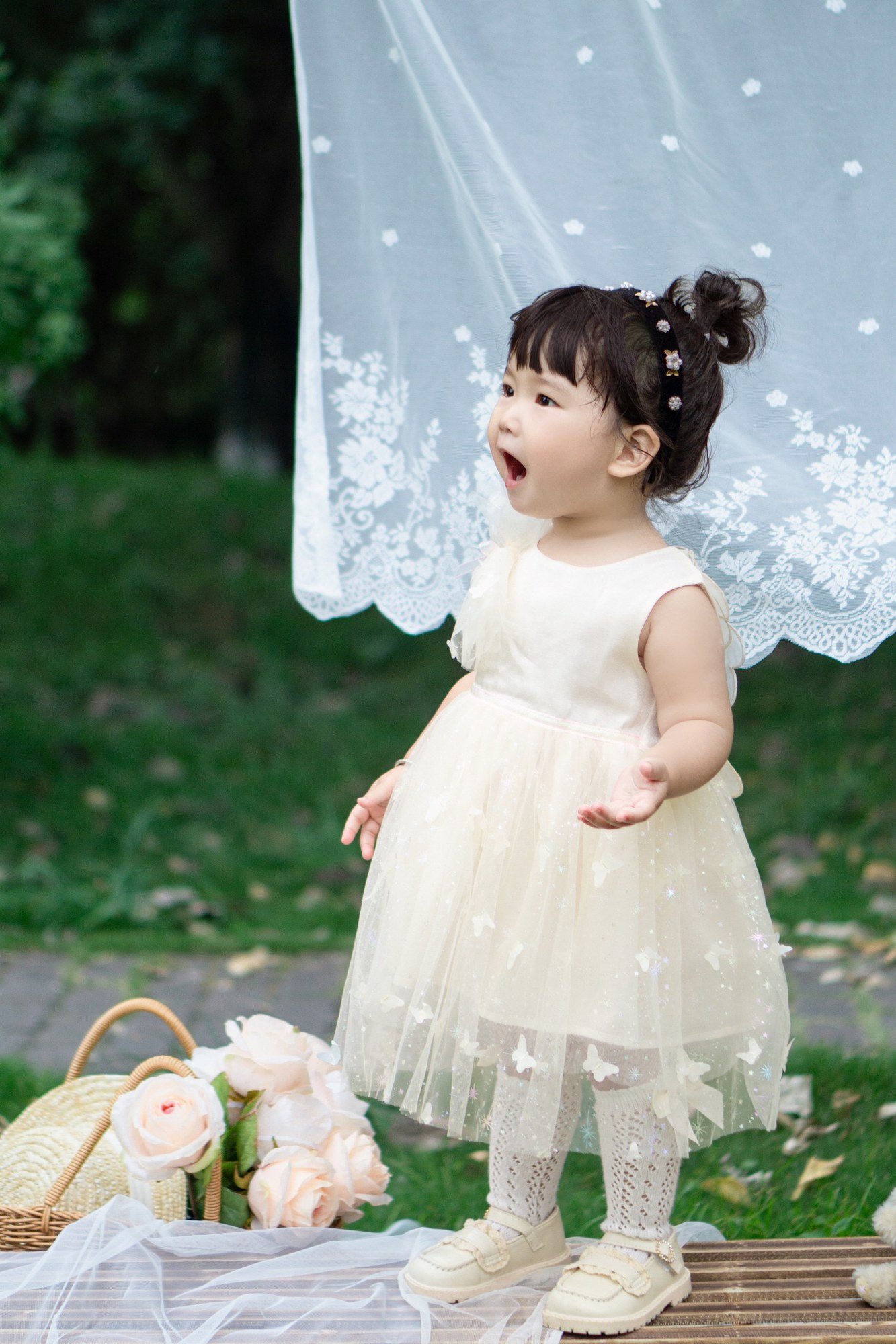 Girls Luxury Festive Dress (SKU: D017) - View 6