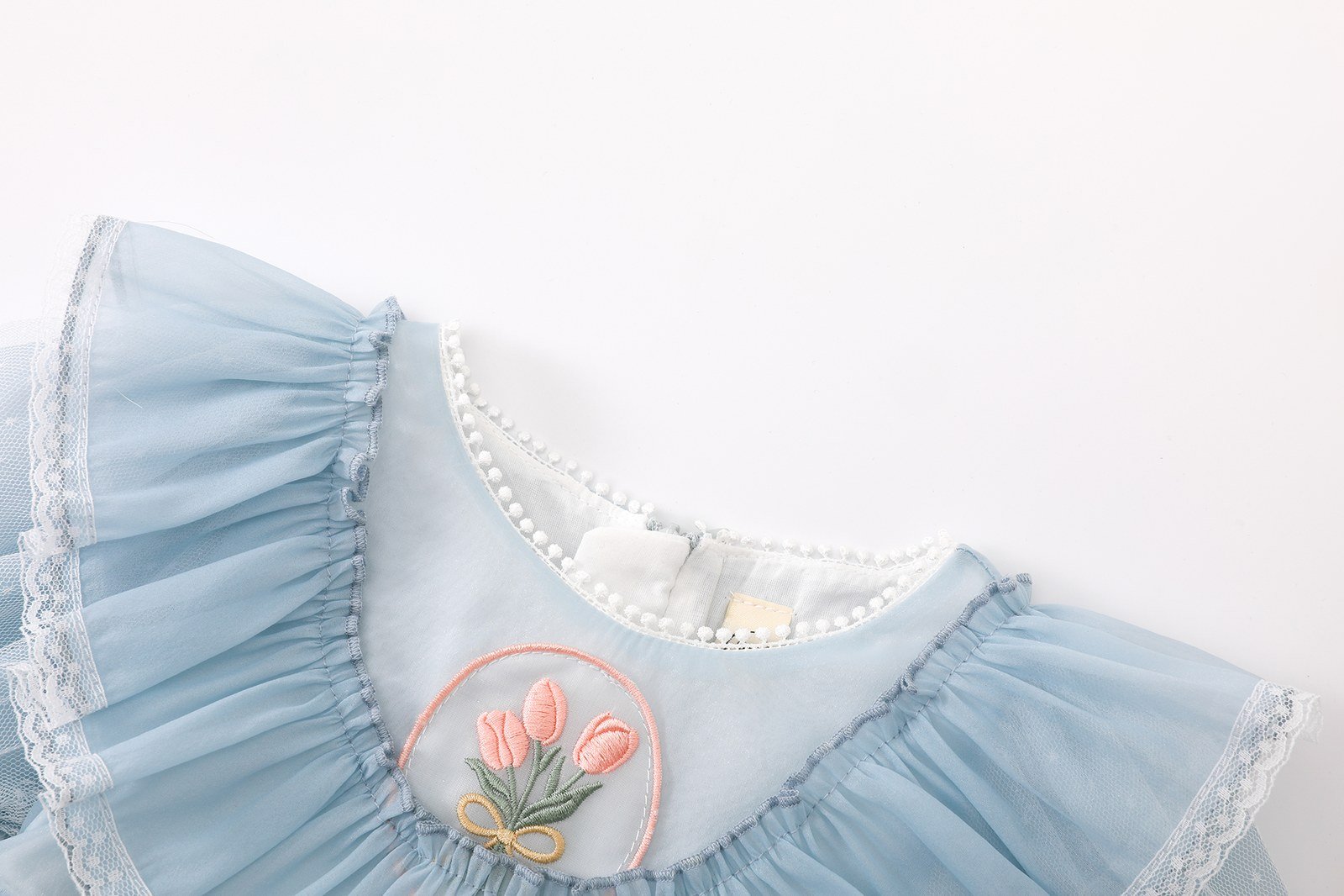 Girls Luxury Festive Dress (SKU: D136) - View 3