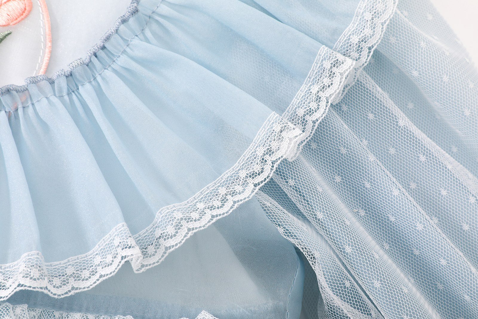 Girls Luxury Festive Dress (SKU: D136) - View 4