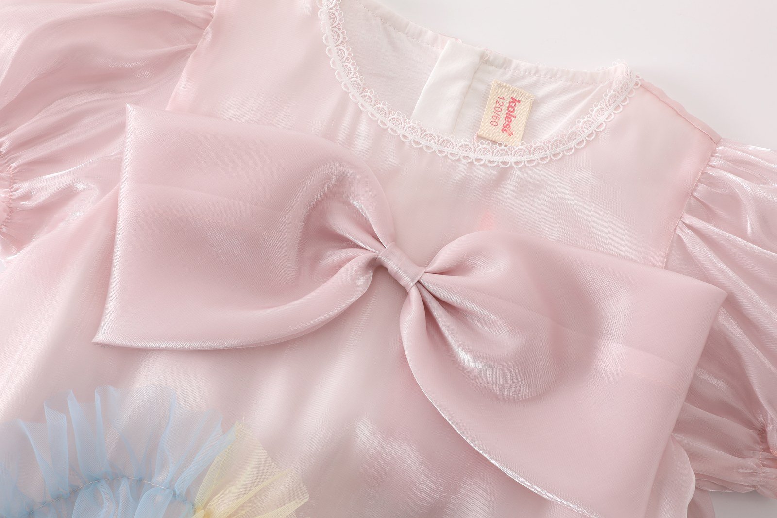 Girls Luxury Festive Dress (SKU: D139) - View 4