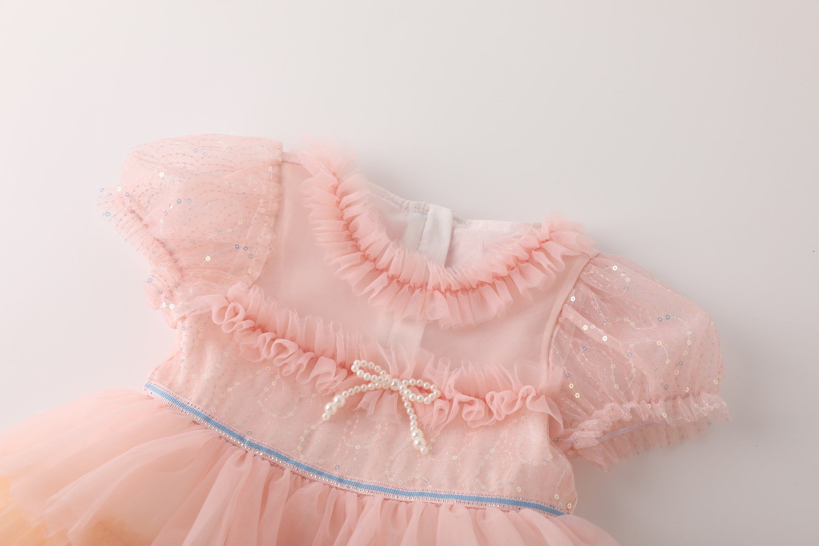 Girls Luxury Festive Dress (SKU: D152) - View 4