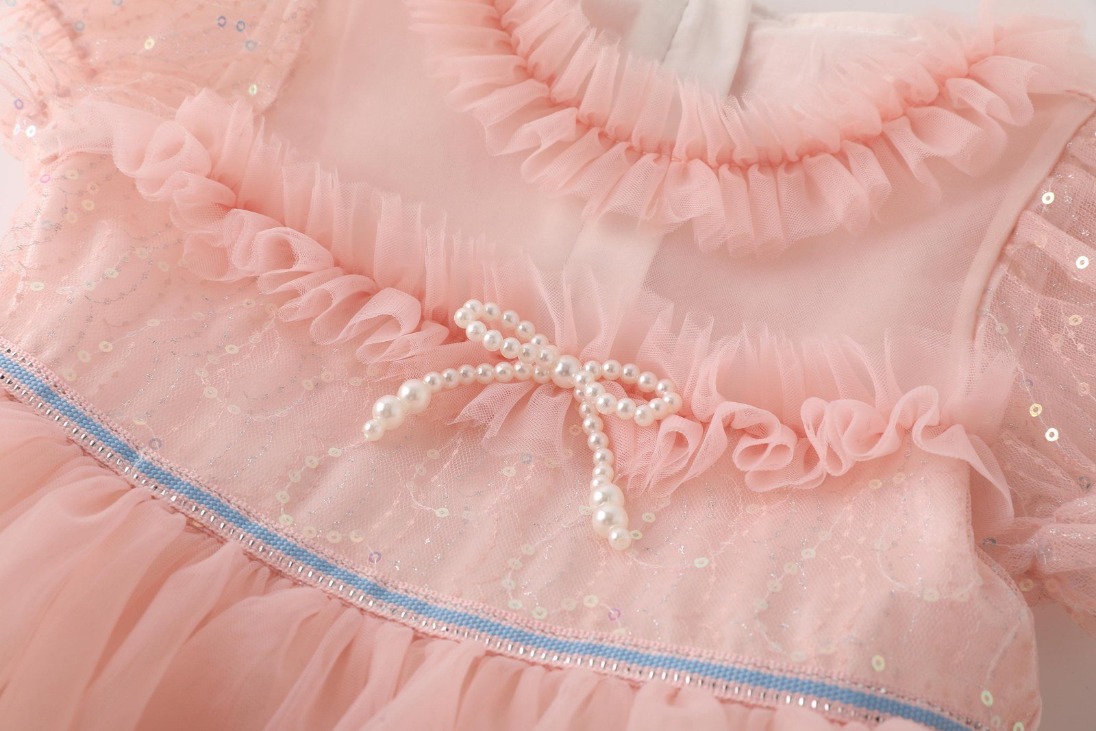 Girls Luxury Festive Dress (SKU: D152) - View 5