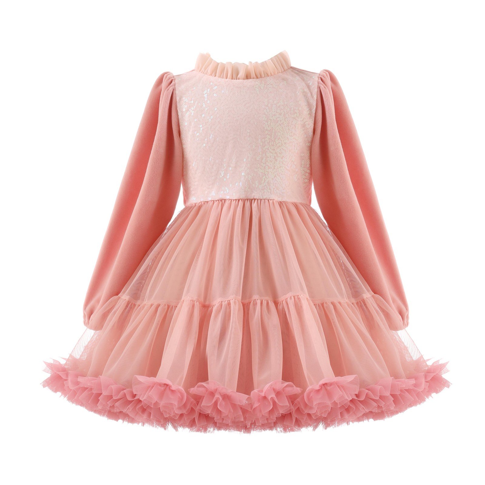 Girls Luxury Festive Dress (SKU: D159) - View 3