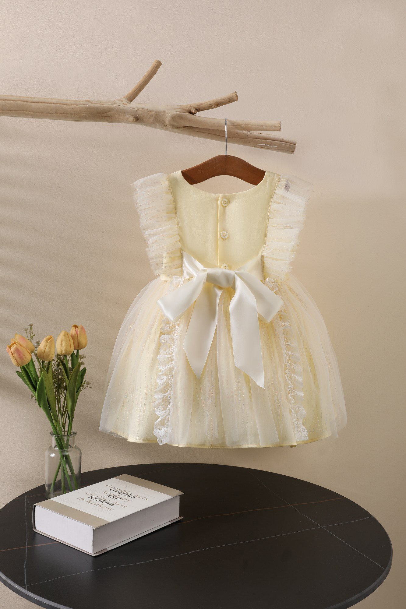 Girls Luxury Festive Dress (SKU: YD001) - View 3