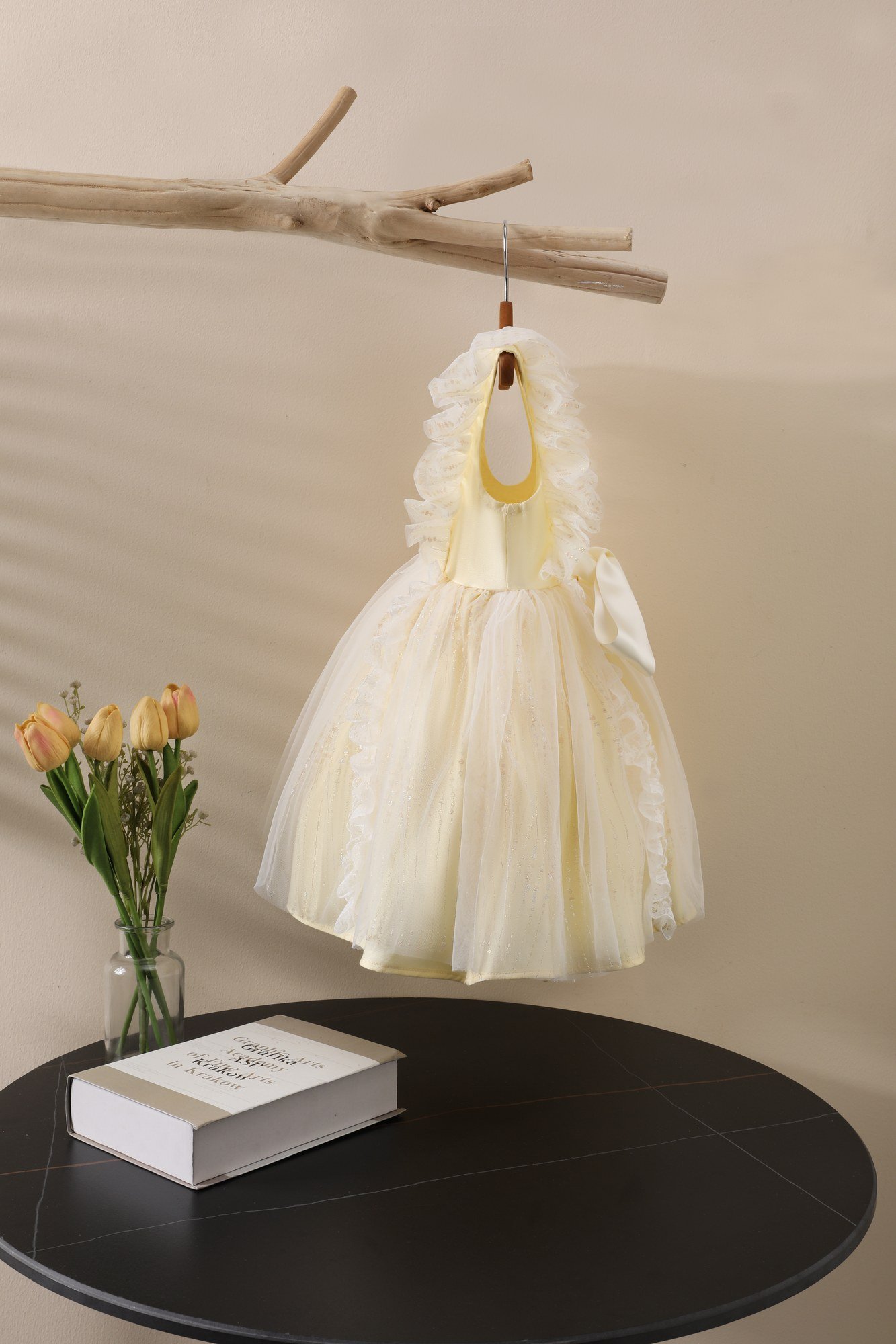 Girls Luxury Festive Dress (SKU: YD001) - View 5