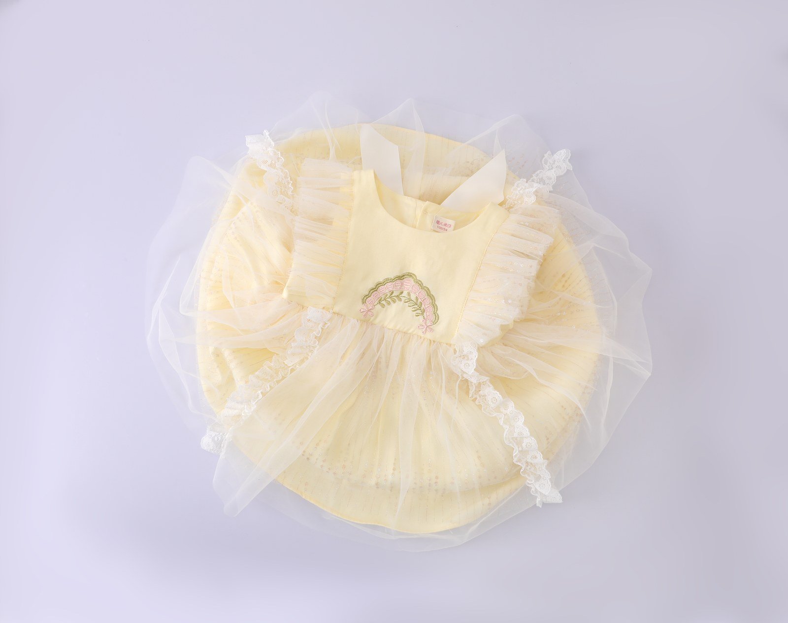 Girls Luxury Festive Dress (SKU: YD001) - View 8