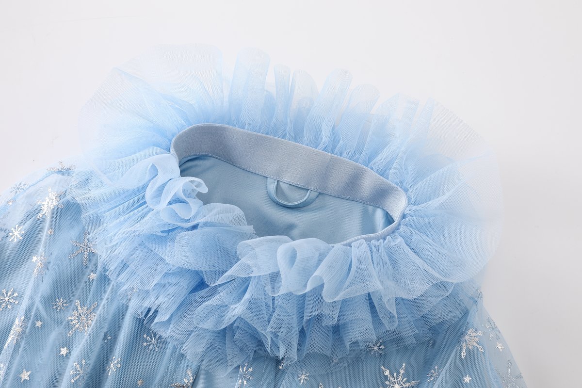 Starry Night Sheer Velvet Hooded Princess Cape Cloak (SKU: 23YG111)
